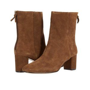 J. Crew Calf Suede Minimal Mckay Ankle Boot Bootie